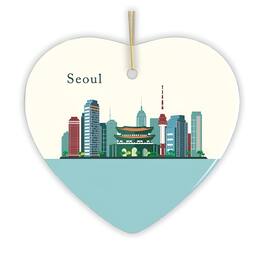 OrnamentallyYou - Seoul Christmas Ornament Capital of South Korea Christmas Decoration - Multi-colored