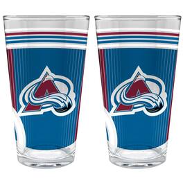 Great American Products - Colorado Avalanche Two-Piece 16oz. Pint Glass Set - Multicolor
