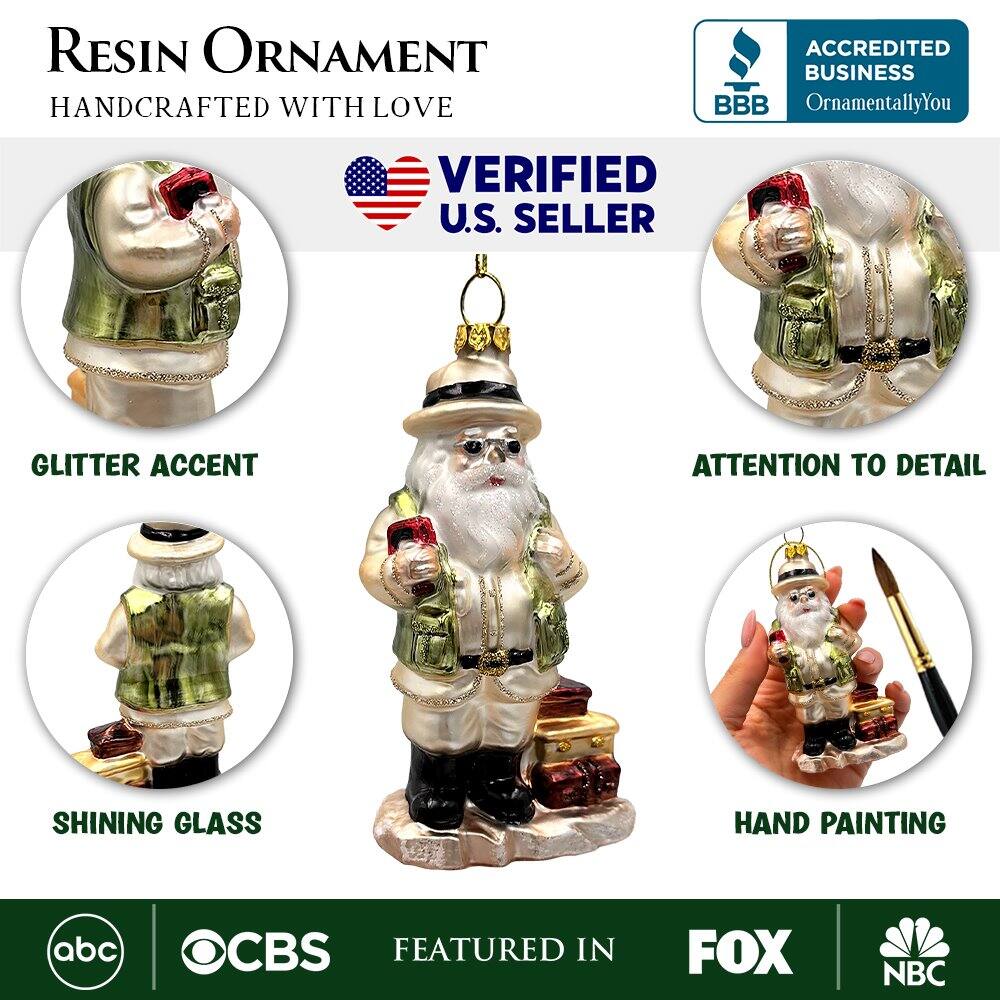 RESIN ORNAMENT  
HANDCRAFTED WITH LOVE  

VERIFIED U.S. SELLER  

GLITTER ACCENT  
SHINING GLASS  
ATTENTION TO DETAIL  
HAND PAINTING  

ACCREDITED BUSINESS  
OrnamentallyYou  

FEATURED IN  
abc  
CBS  
FOX  
NBC