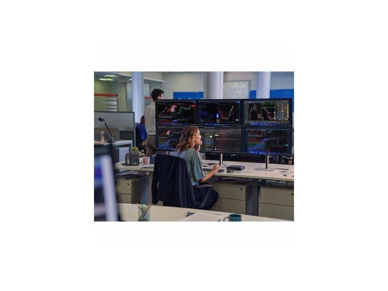 Alt View 2. HP - HP EliteDesk 8 G1i Desktop Computer - Intel Core Ultra 9 285T - vPro Technology - 32 GB - 512 GB SSD - Mini PC - Jack - Black.