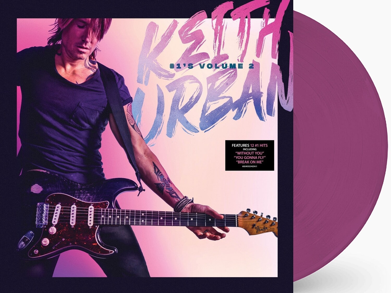 Keith Urban - #1's Volume 2  (Exclusive Grape color vinyl)  - VINYL LP