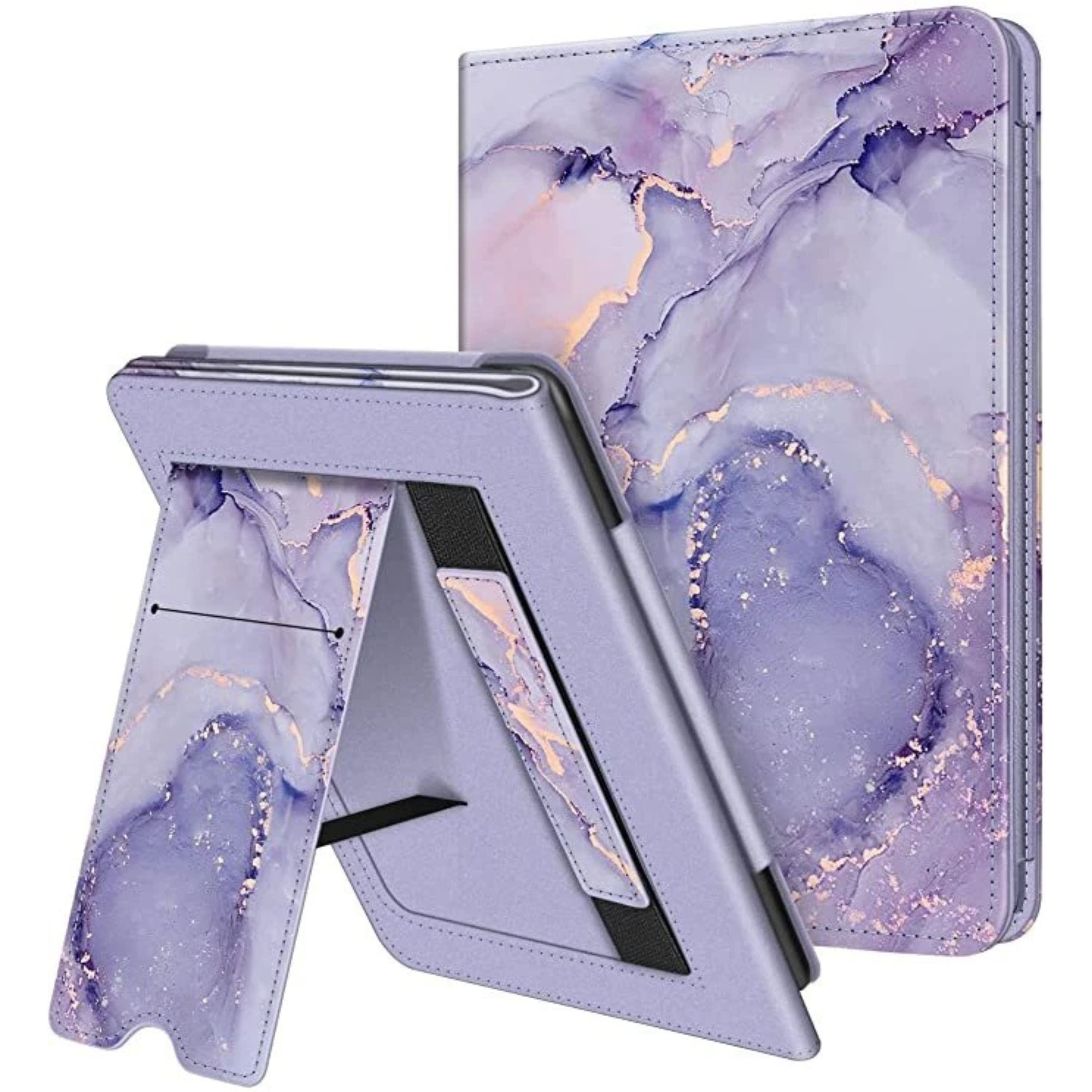Kitcheniva - Kindle Paperwhite 10th Generation 2018 Case With Hand Strap And Folding Stand - Lilac Marble price history on PriceWatchPro