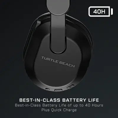 Turtle Beach Stealth 500 Wireless Gaming Headset for PS5, PS4, PC, Nintendo Switch, & Mobile – 40-Hr Battery - Black