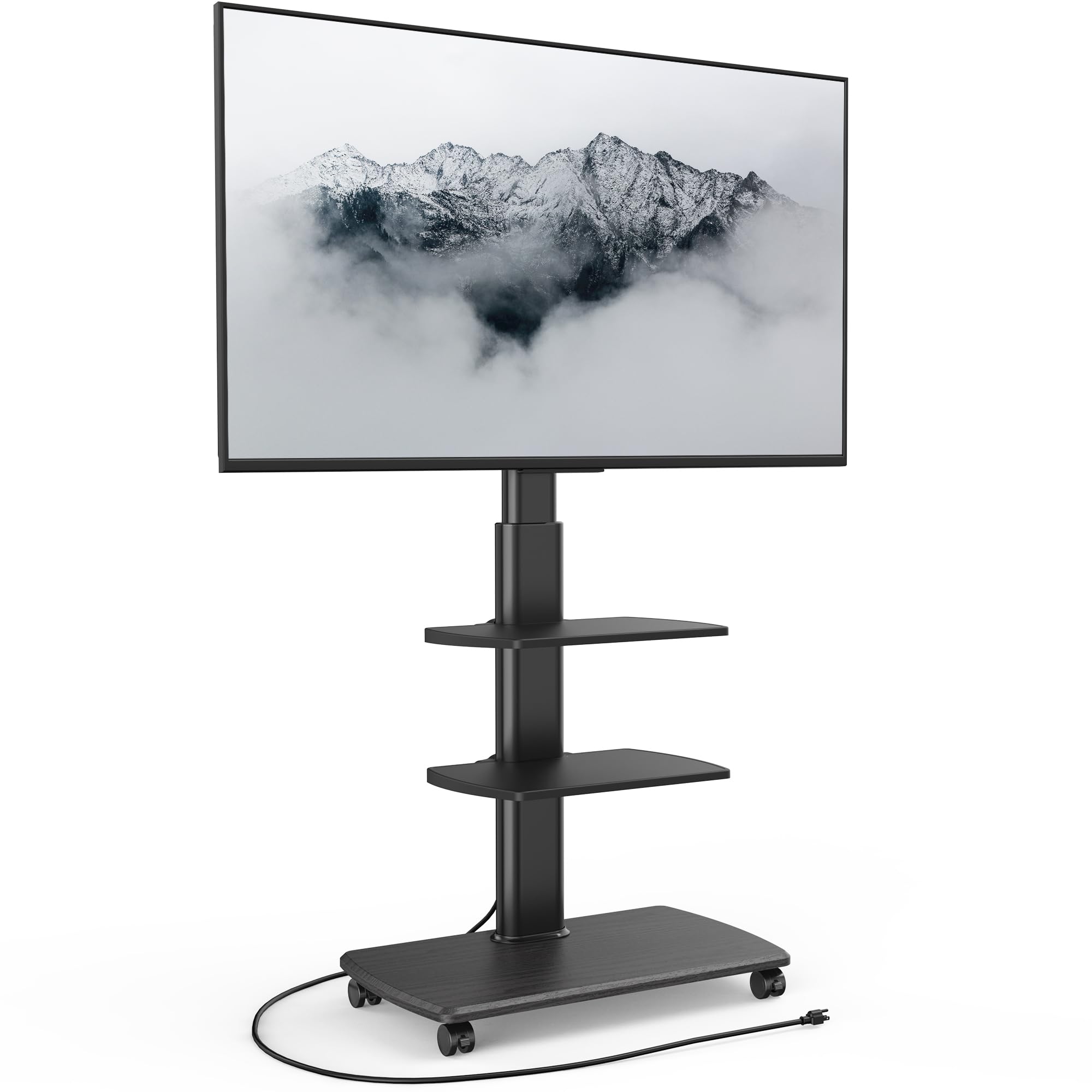 Black With Wheels & Power Strip