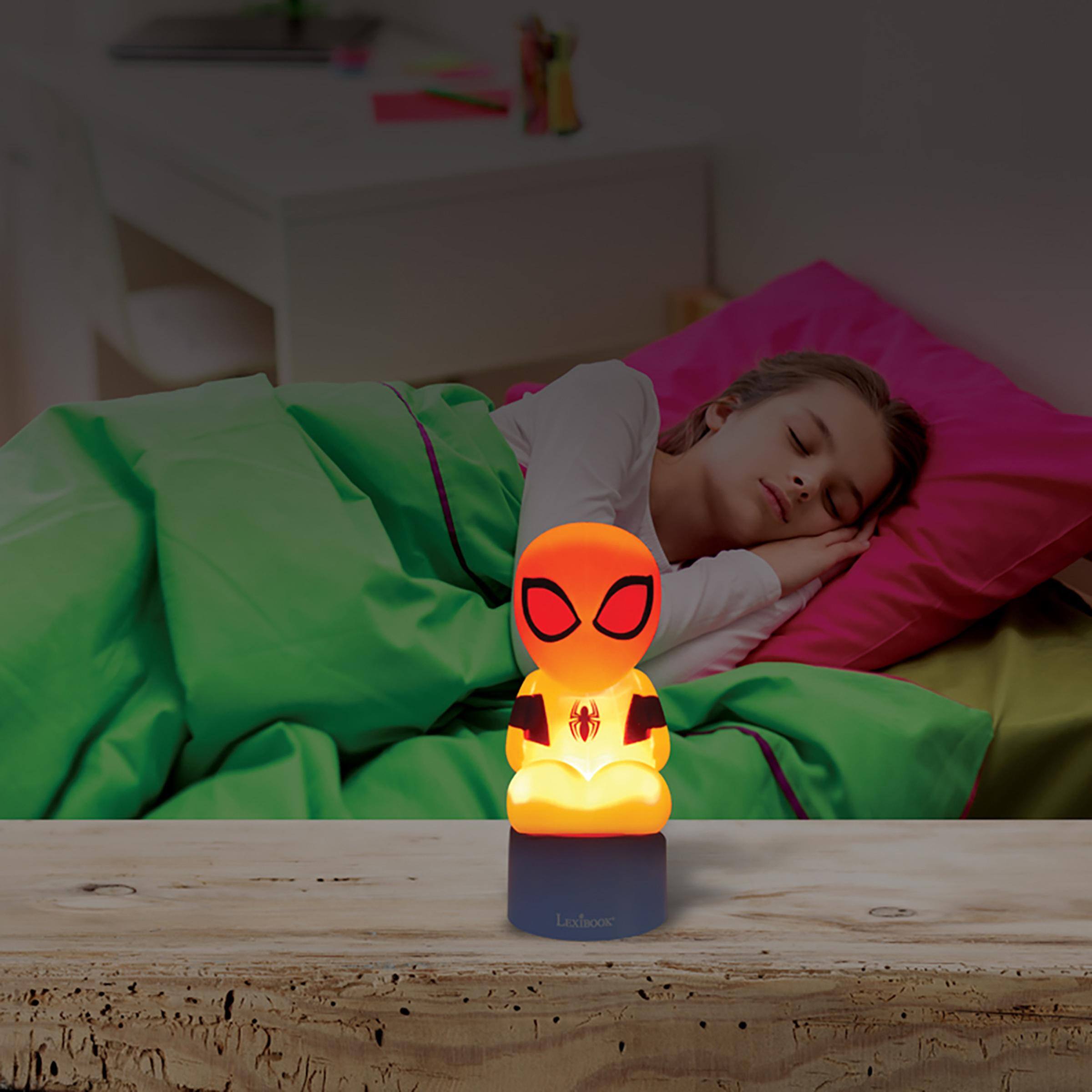 Alt View 4. Lexibook - Spider-Man Nightlight Bluetooth Speaker.