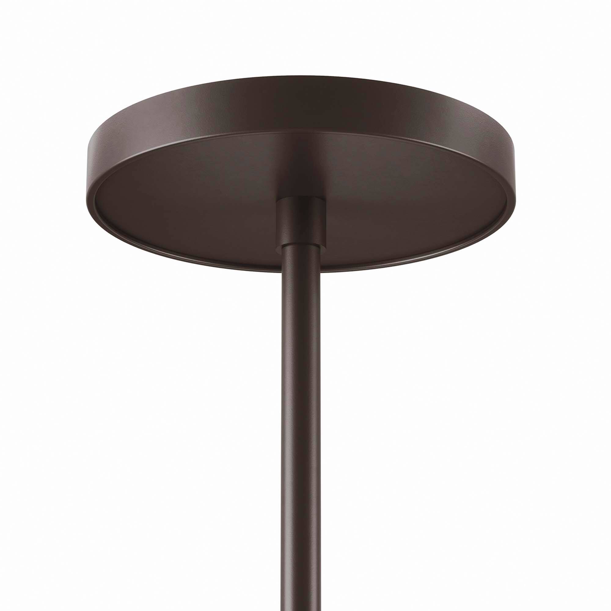 Alt View 4. Modway - Mercer 4-Light Pendant Light by Modway - White Bronze.