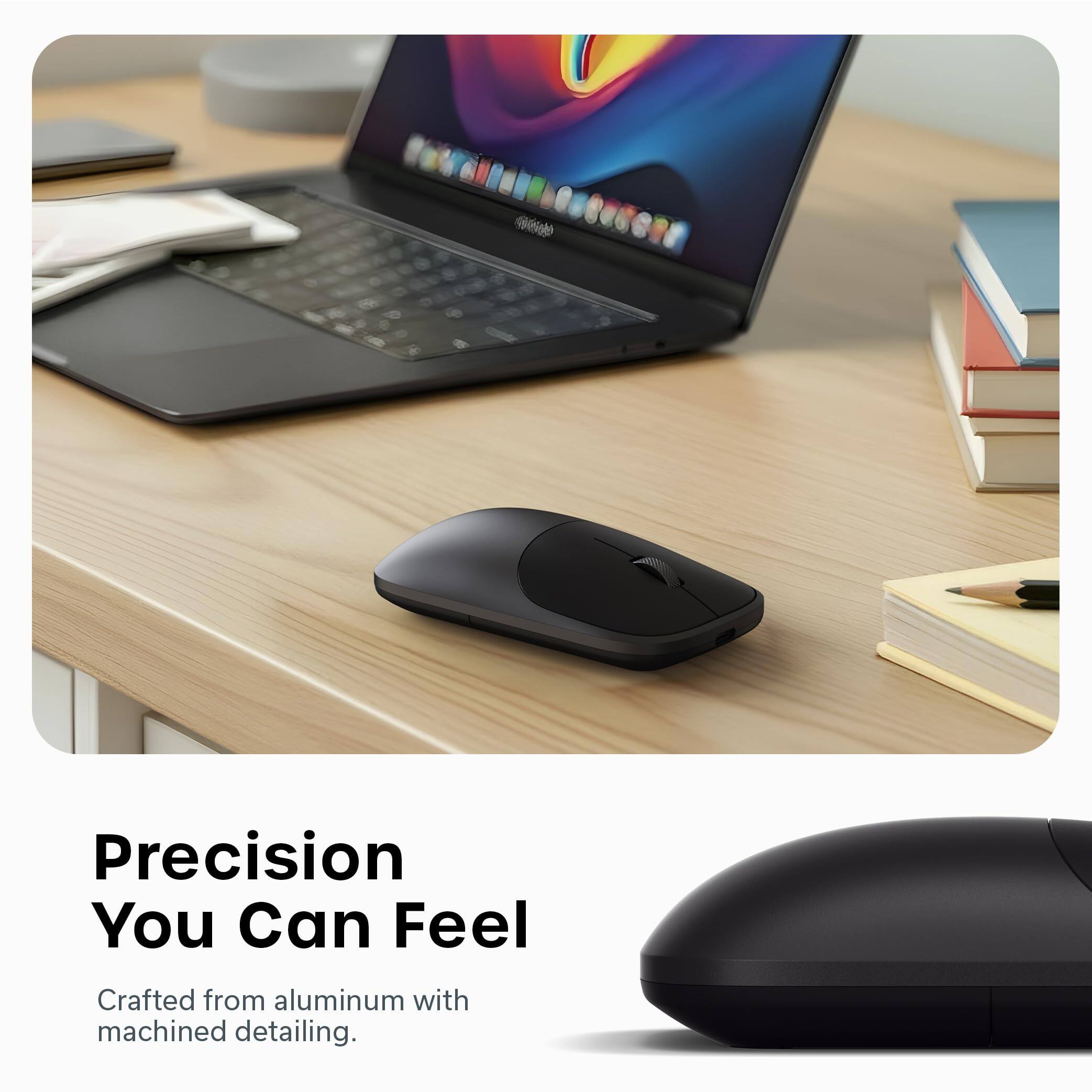 Precision You Can Feel  
Crafted from aluminum with machined detailing.