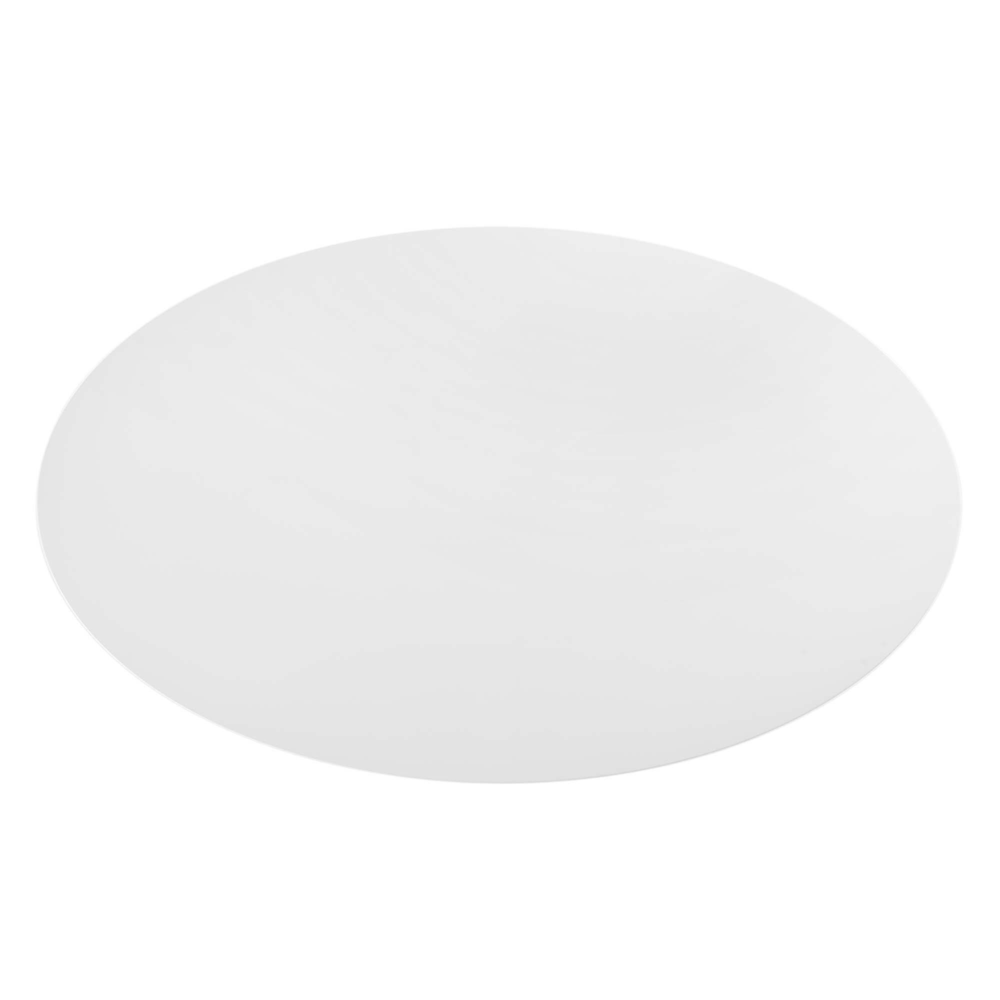 Back. Modway - Lippa 78" Oval Wood Dining Table by Modway - Gold White.