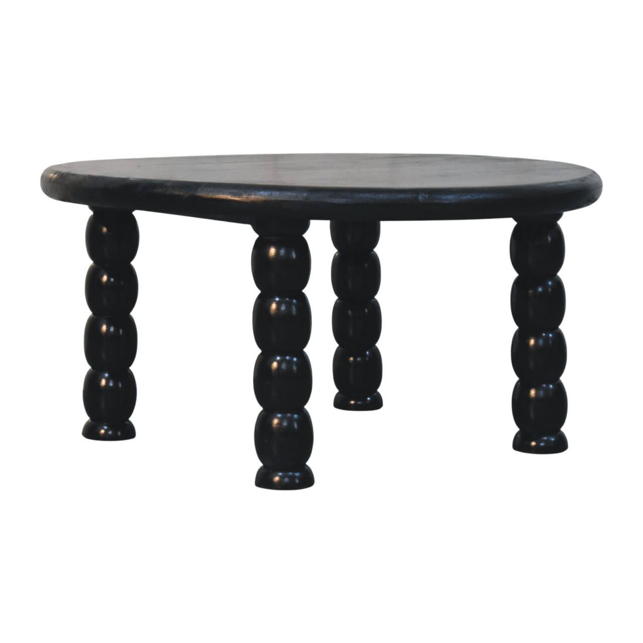 Back. Artisan Furniture - Artisan Furniture Solid Wood Spindle Eclipse Coffee Table, Black - Black.
