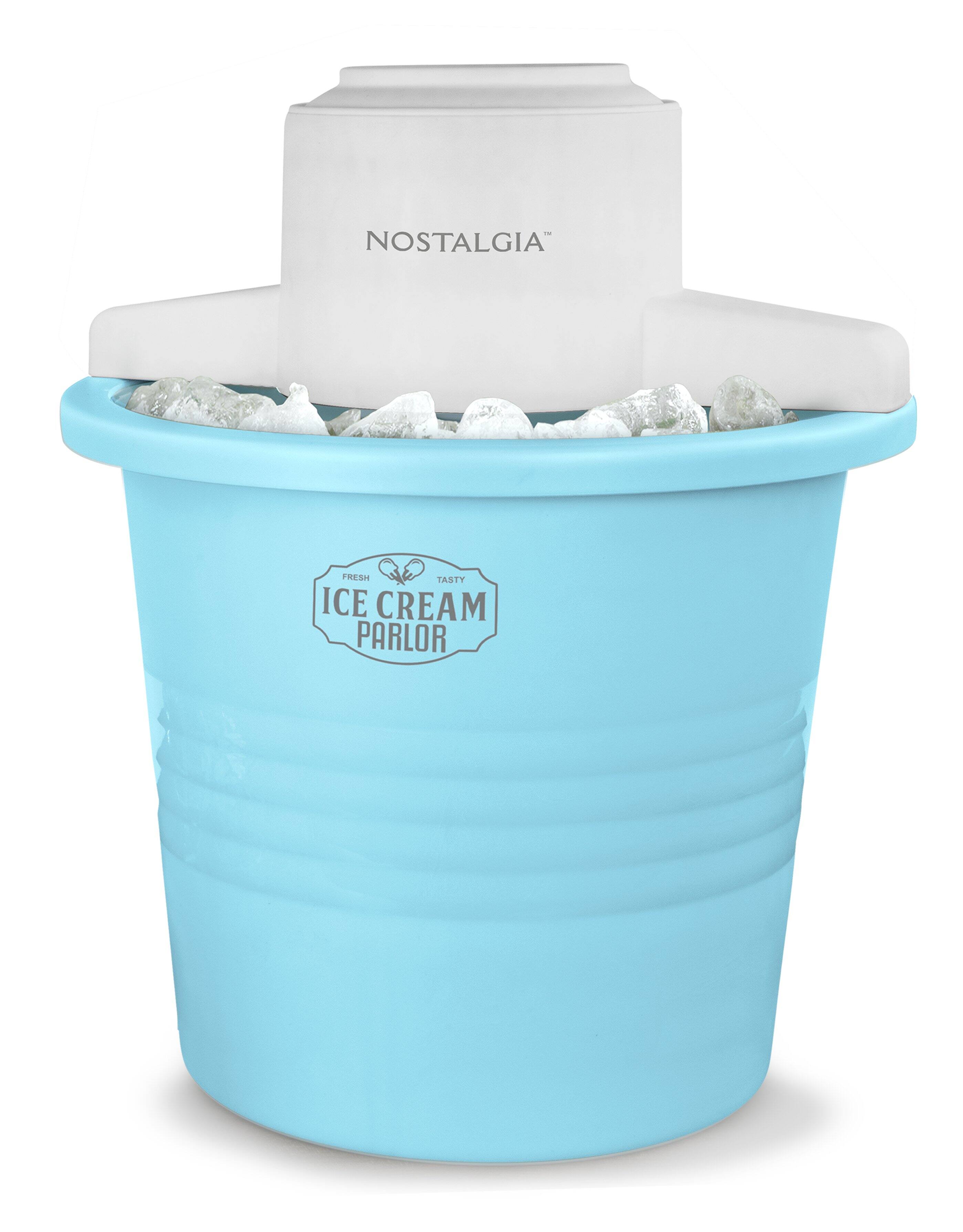 Nostalgia - 4-qt. Electric Ice Cream Maker - Blue