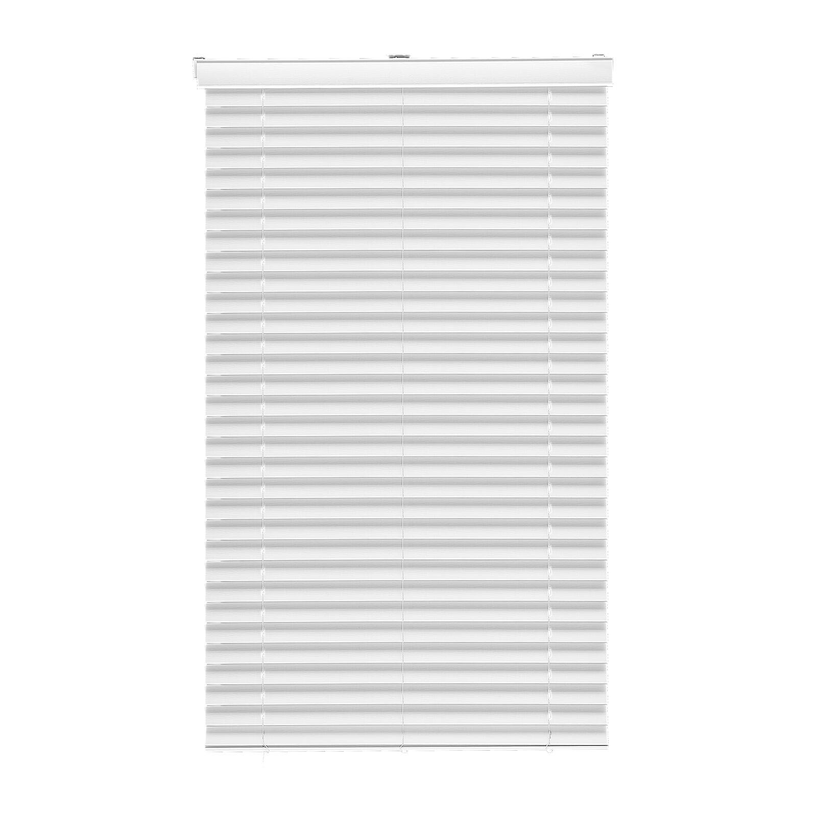 Alt View 5. VEVOR - Faux Wood Blinds, 2" Slat, 34.5" W x 60" H, Cordless Window Blinds and Shades with Decorative Board, Easy to Clean - White.