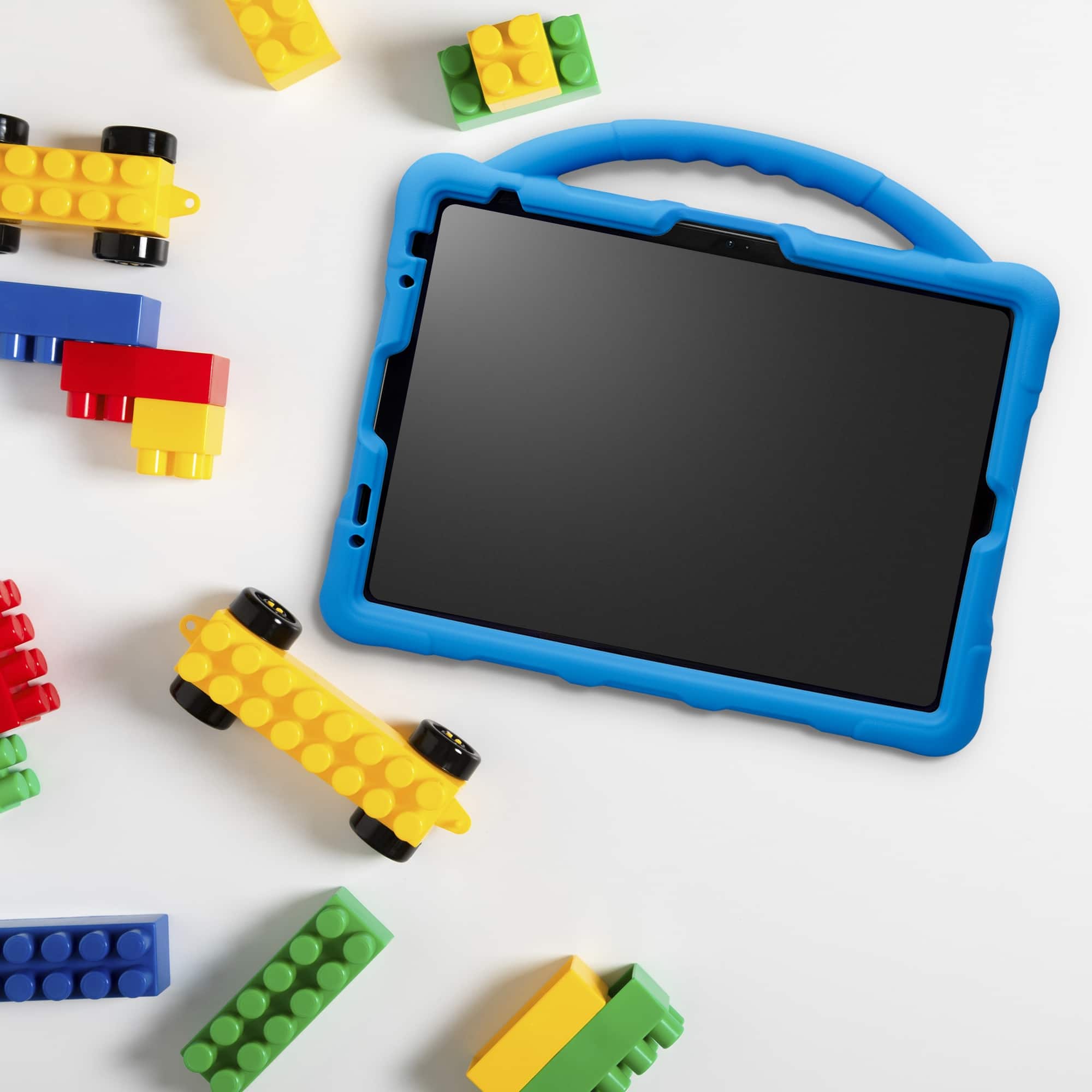 Alt View 11. Insignia™ - Bumper Case with Apple Pencil Slot for iPad 10.2"/10.9", iPad Pro 11" and iPad Air 10.9"/11" - Blue.