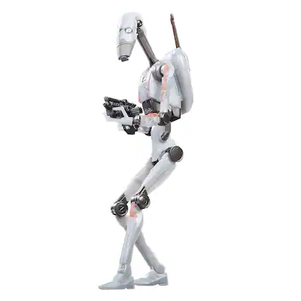 Front. Hasbro - Star Wars Black Series 6 Inch Action Figure | Battle Droid - Grey.