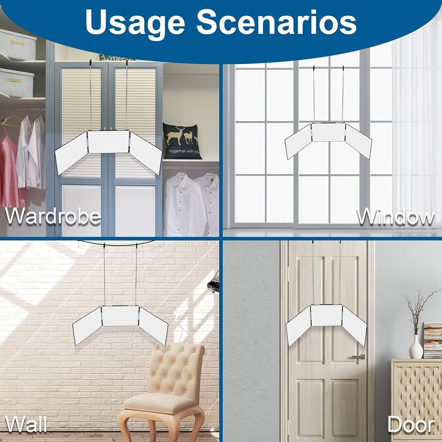 Usage Scenarios

- Wardrobe
- Window
- Wall
- Door
