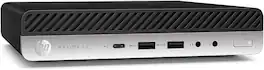 Empowered PC - "HP ProDesk 600 G4 Intel Core i5-8500T, 8GB RAM, 128GB NVMe SSD, Wi-Fi BT, Windows 11 Pro, Refurb Mini PC" - Black