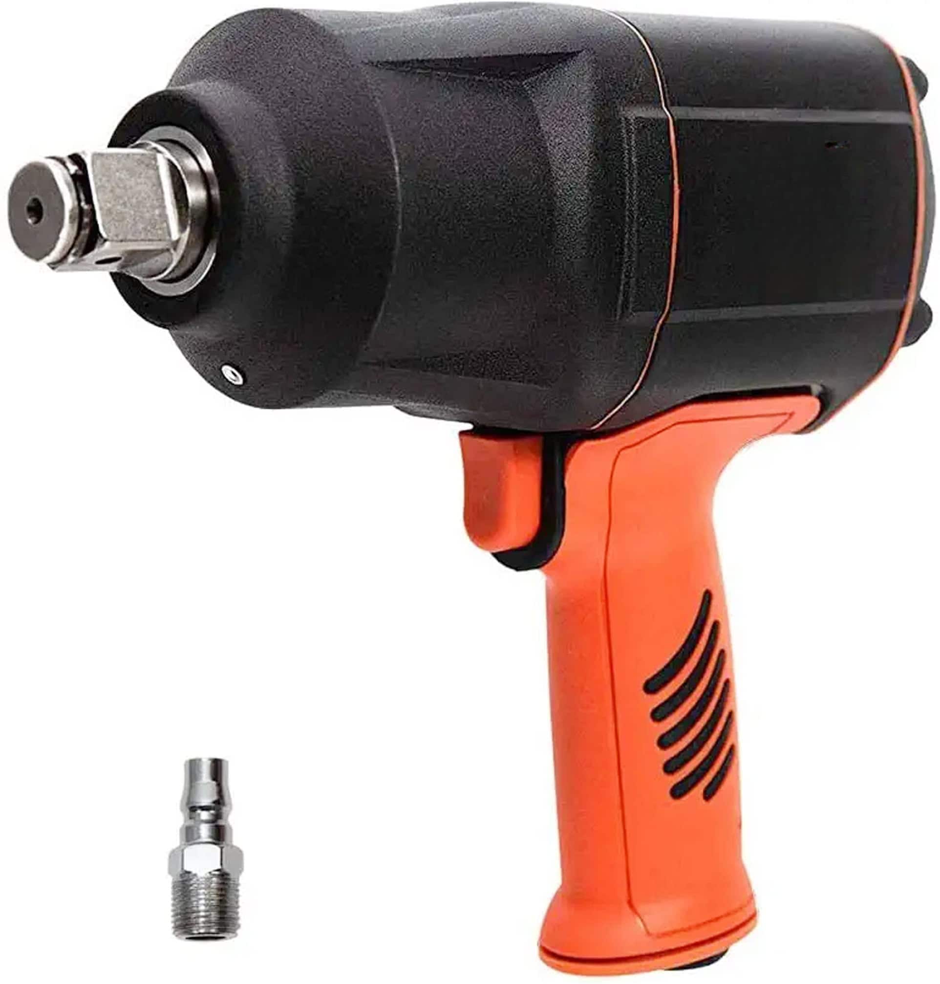 JETRANSPORT - Workpad 3 4-inch Composite Air Impact Wrench With Hammers Pneumatic Tools PowerfulTwin hammer delivers Max wor - Default