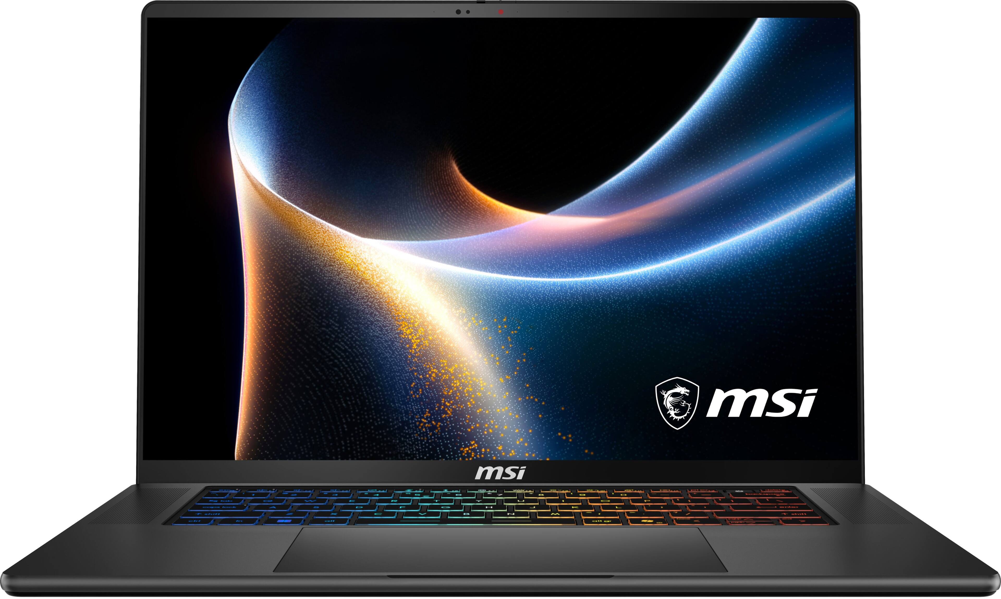 MSI - Stealth 16 AI+ 16" 2.5K 240Hz OLED Gaming Laptop Intel Core U9-386H - NVIDIA GeForce RTX 5080 - 32GB Memory -2TB Storage - Charcoal Black