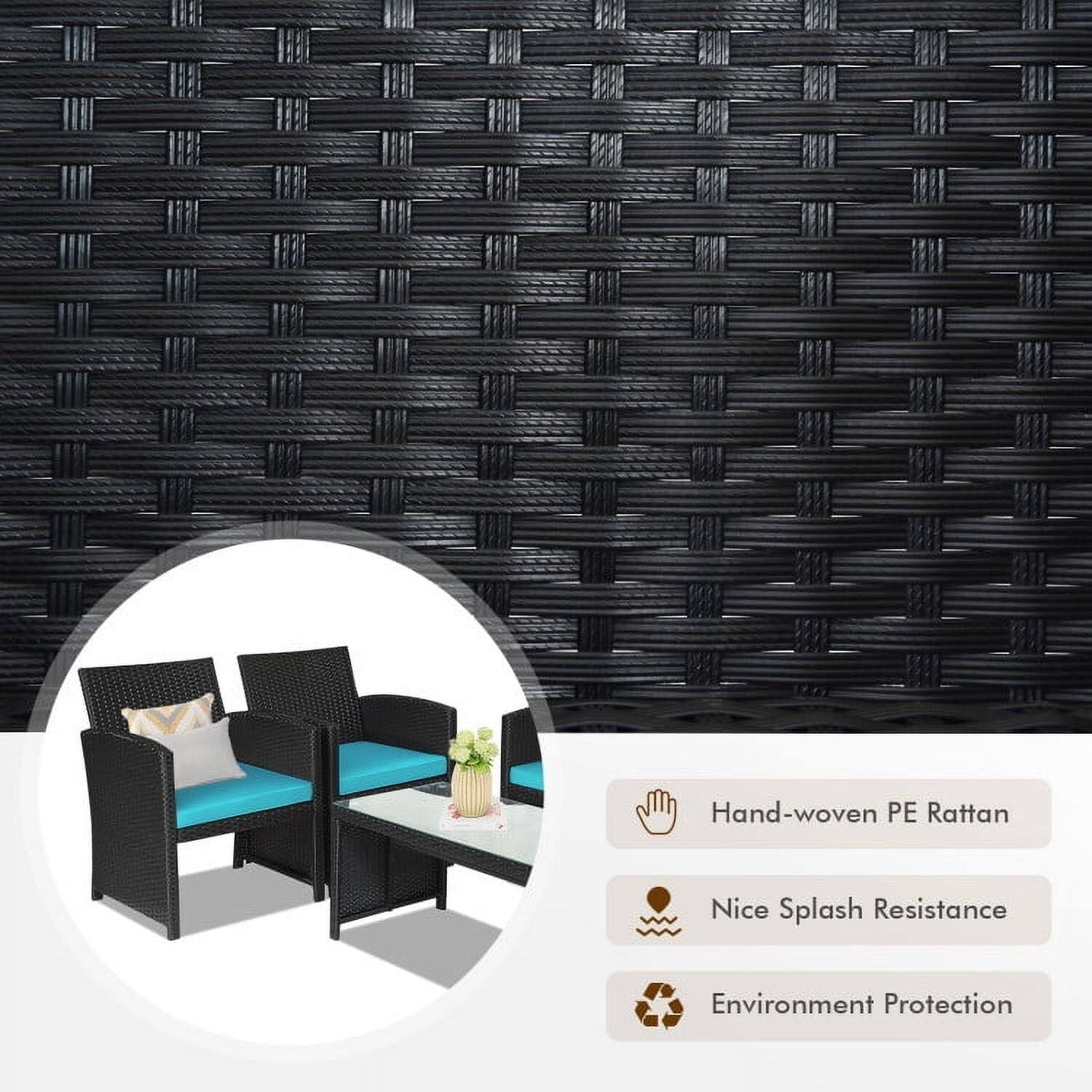 Hand-woven PE Rattan  
Nice Splash Resistance  
Environment Protection