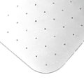 Angle. Floortex - APET Chair Mat for Carpets - 36" x 48" Rectangular - Clear.