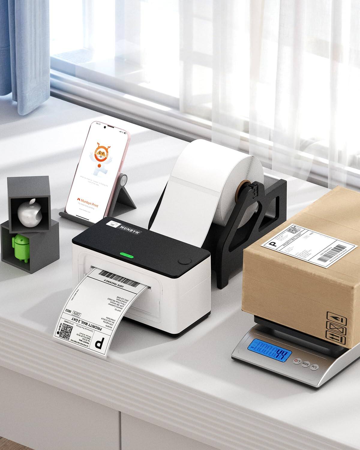 iU . M Munibym Print MUNBYN P  A nO  N 12s0 COLA 2-DAY en - - MAIL Ddids PRIORSTY - - RV Sver  P 4Y GIT KIY C   Z 11