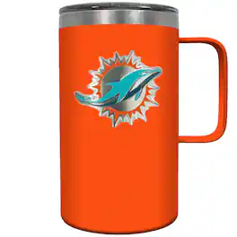 Great American Products - Miami Dolphins 18oz. Hustle Travel Mug - Multicolor