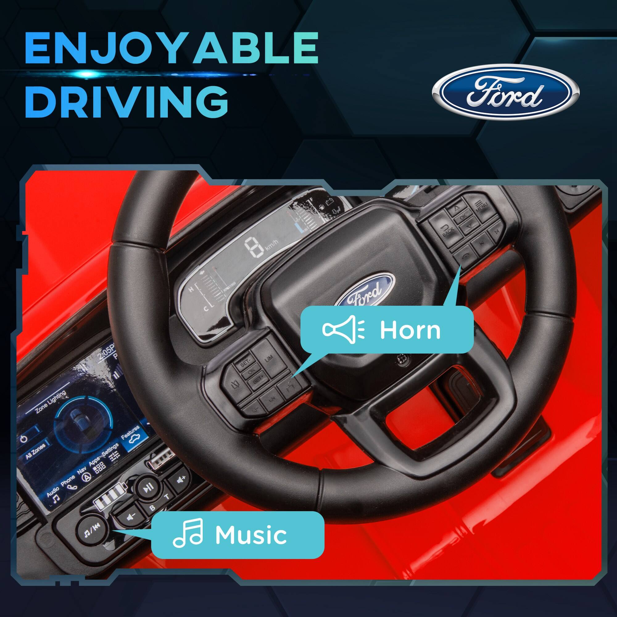 ENJOYABLE DRIVING

Ford

Horn

Music