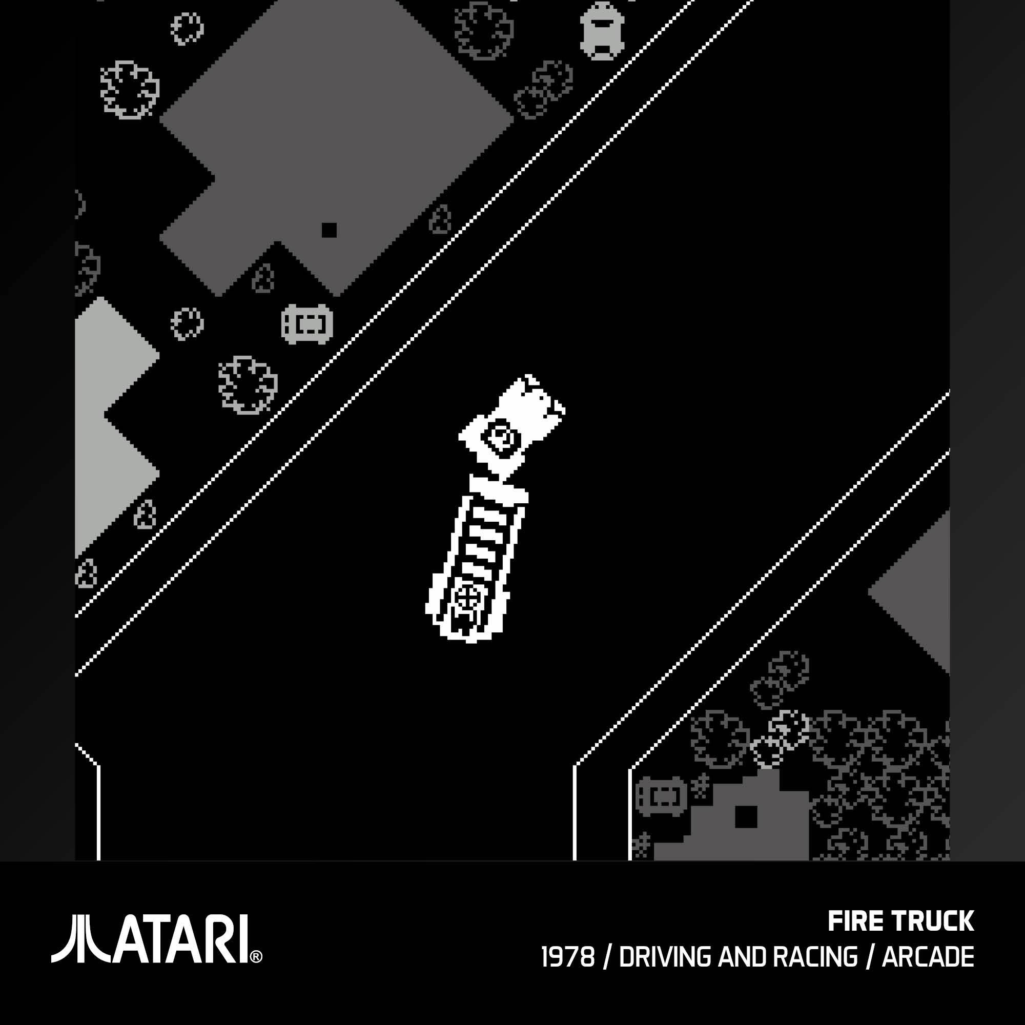 ATARI FIRE TRUCK 1978 / DRIVING AND RACING / ARCADE
