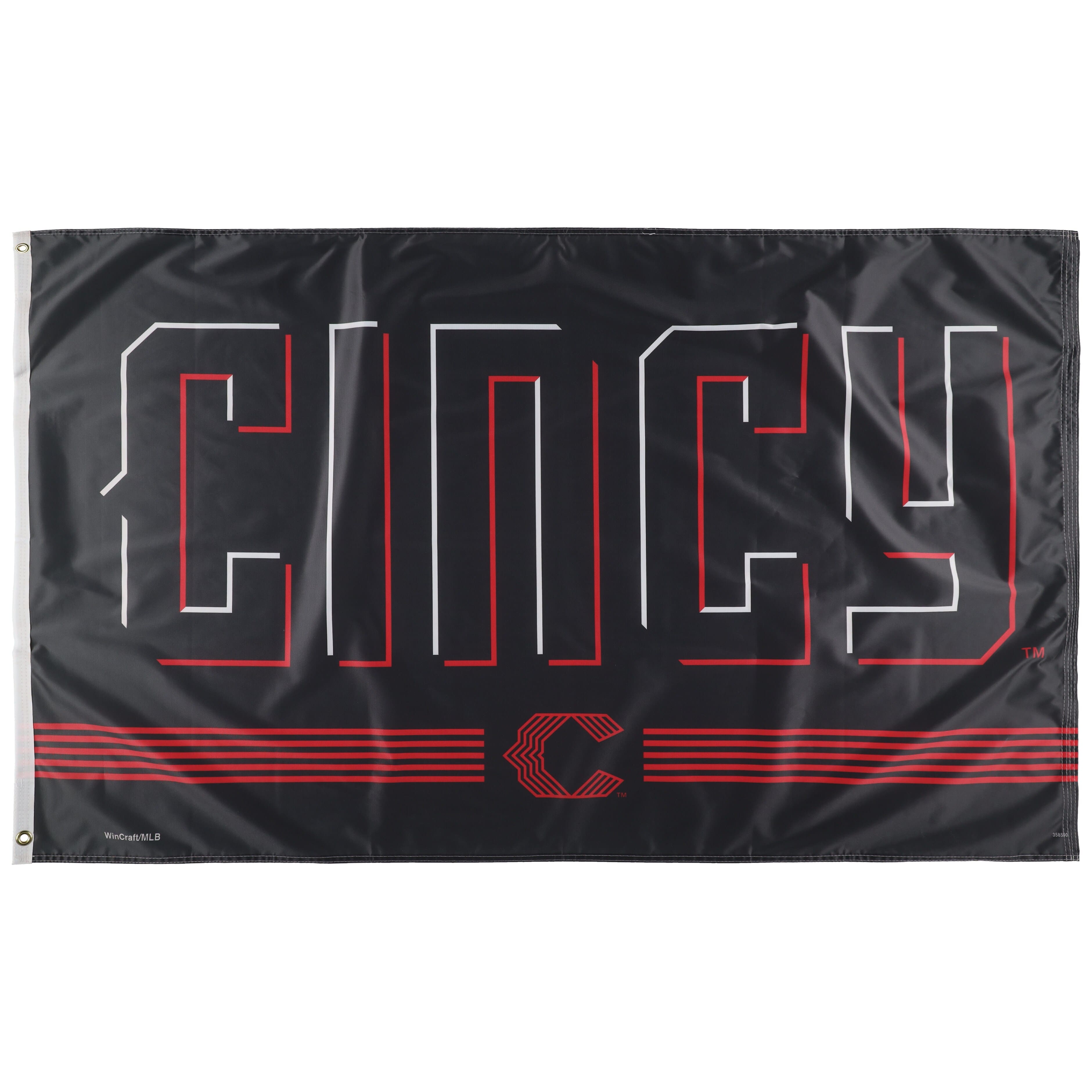WinCraft - Cincinnati Reds 2023 City Connect 3' x 5' One-Sided Deluxe Flag - Multicolor
