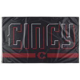 WinCraft - Cincinnati Reds 2023 City Connect 3' x 5' One-Sided Deluxe Flag - Multicolor