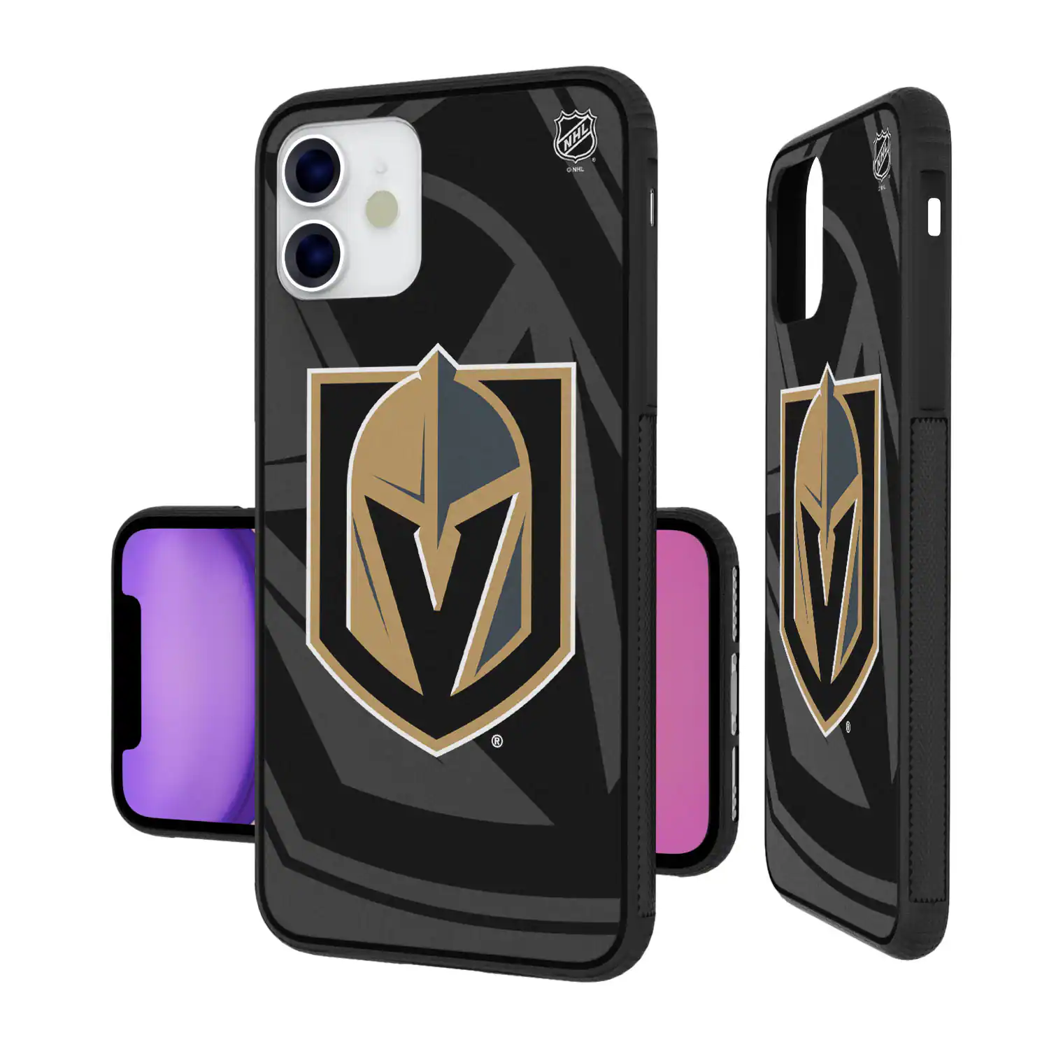 Front. Keyscaper - Vegas Golden Knights iPhone Bump Ice Case - 13 Pro Max - Multicolor.