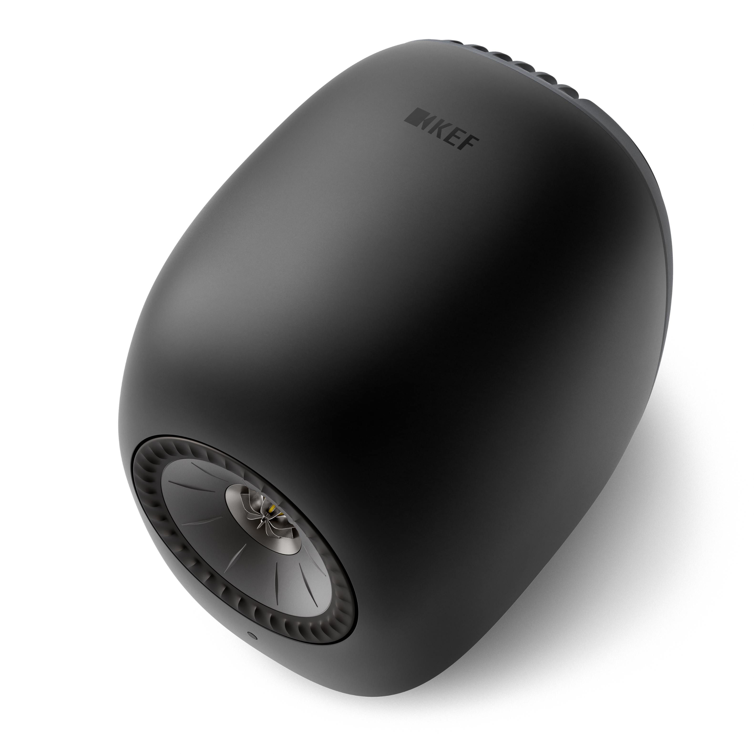 Left. KEF - KEF LS LUXE Wireless HiFi Bookshelf Speakers Eclipse Black (Pair) - Eclipse Black.