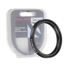 Unique Bargains - 37mm Close-up Filter Macro Lens +4 Diopter Magnification Close-up Lenses with Cap