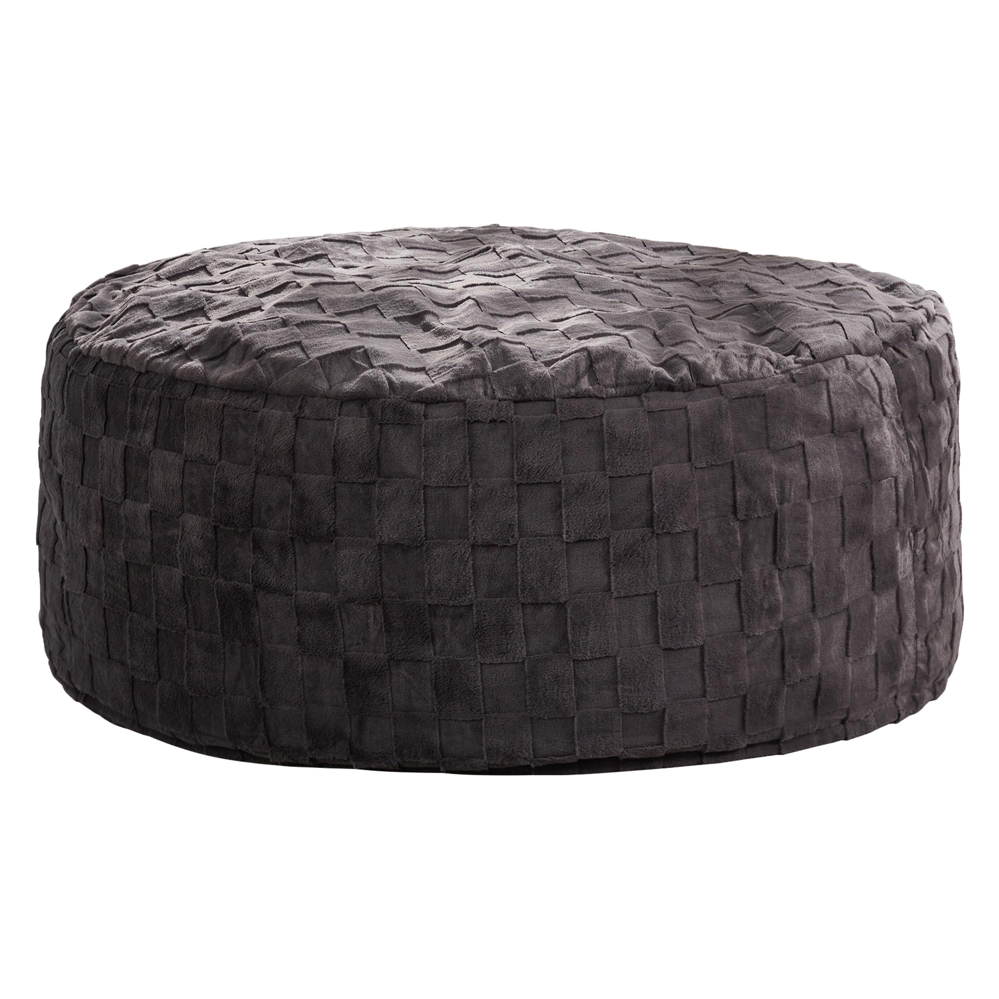 Alt View 6. PO3TICJUNKI3 - Bean Bag Chairs Beanbag Chair With Filler Adult Bags Fluffy Cover Giant For Adults Living Room Bedroom dark - Dark Grey.