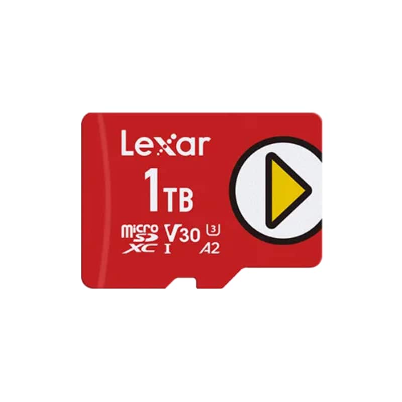 Lexar - PLAY 1TB microSDXC Card U3 V30 A2, Up to 205MB/s Read, 140MB/s Write, for 4K Video, Gaming & Drones