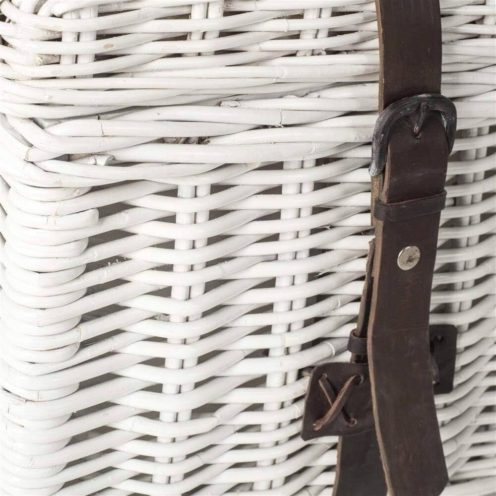 Back. Safavieh - Home Collection Navarro White Rattan Coffee Table - White.