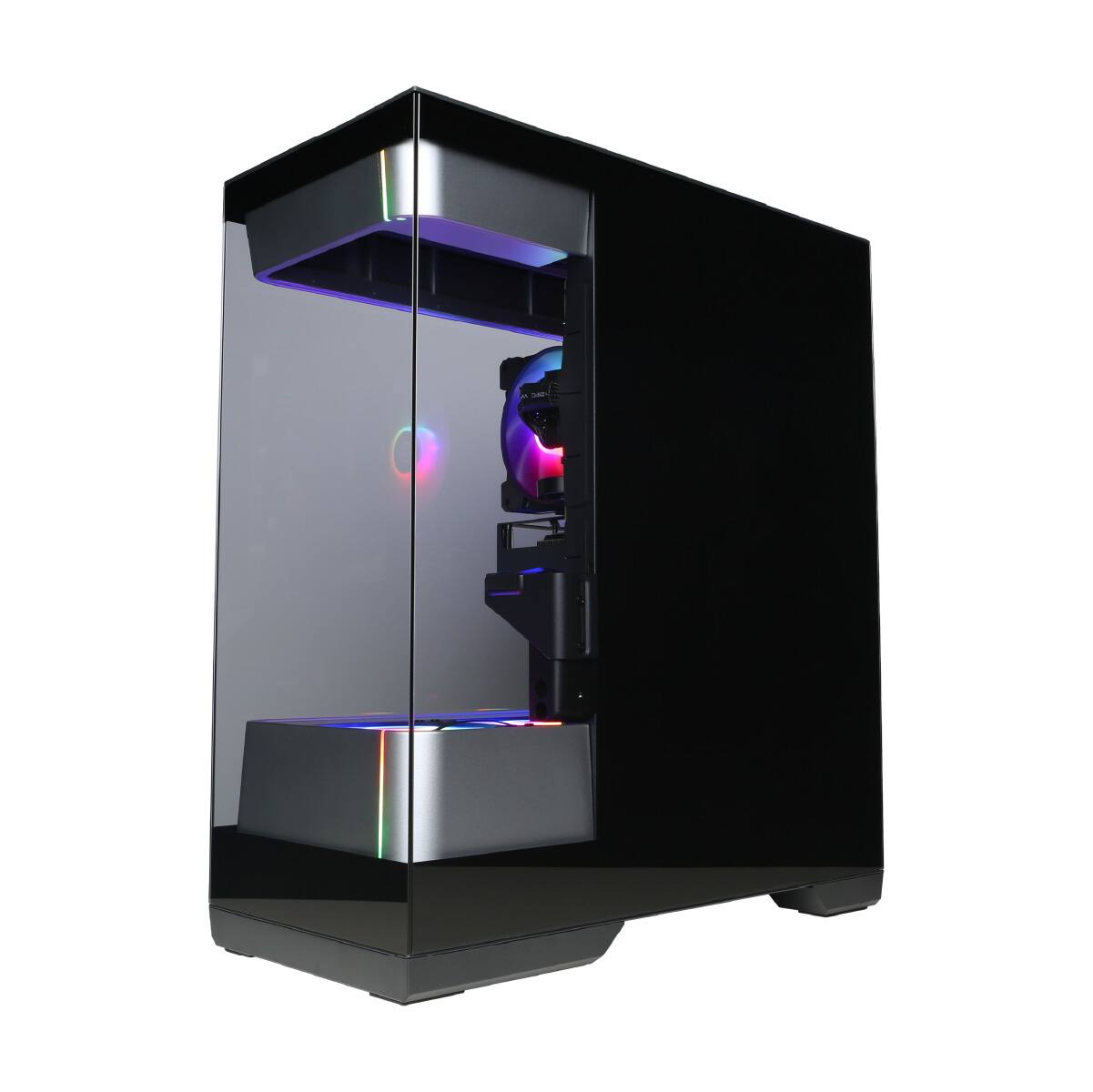 Alt View 14. CyberPowerPC - Gaming Desktop - AMD Ryzen 7 8700F - NVIDIA GeForce RTX 5060 8GB - 16GB DDR5 - 2TB PCIe 4.0 SSD - Black.