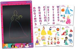 Lexibook - Disney Princess 11’’ Multicolor Learning Drawing E-ink Tablet with Stencils