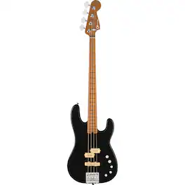 Charvel - Pro-Mod San Dimas PJ IV Bass Guitar, Caramelized Maple Fingerboard, Satin Black