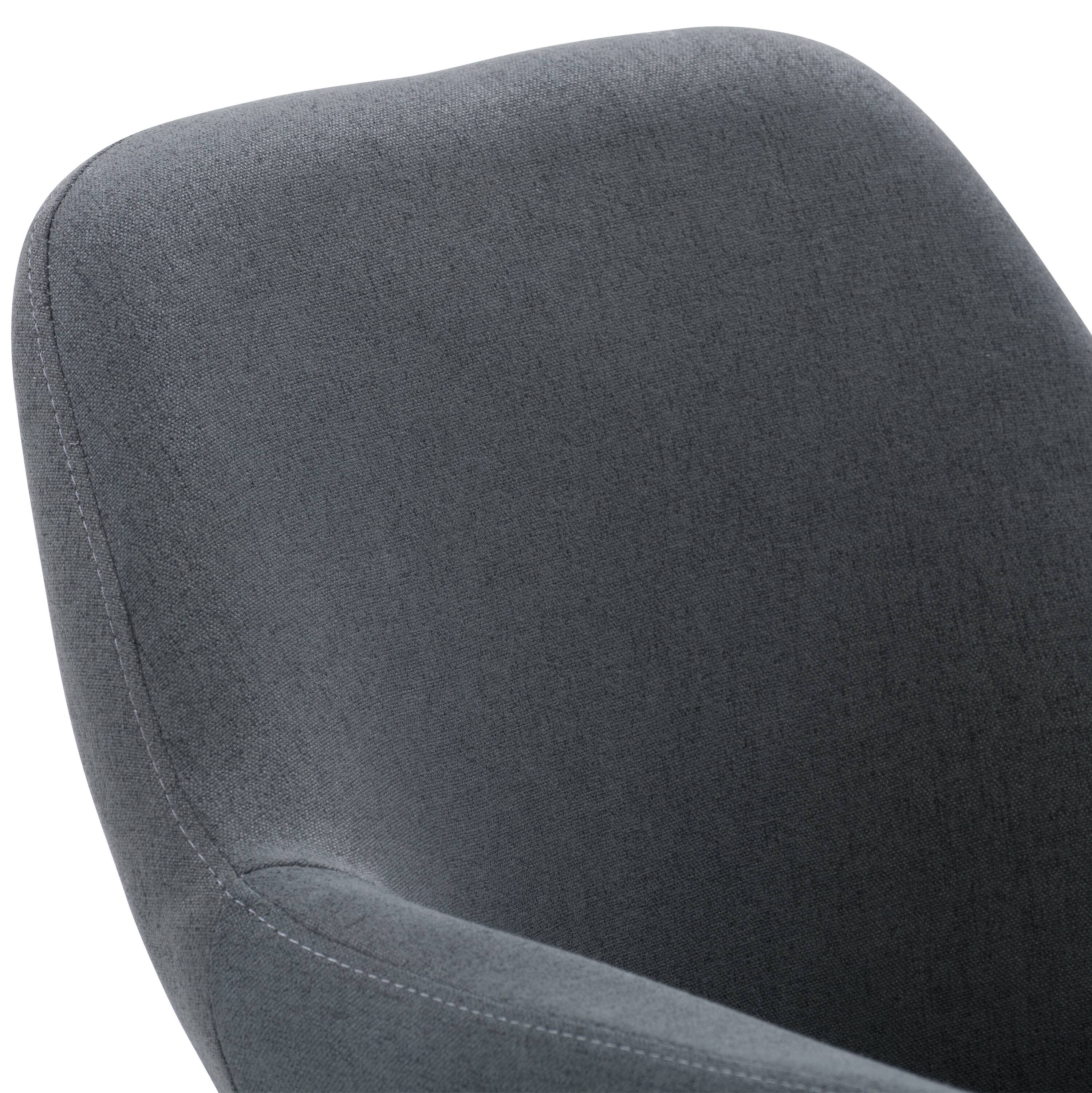 Alt View Zoom 18. CorLiving - Ayla Upholstered Side Chair - Dark Gray.