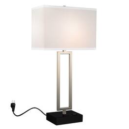 CWI Lighting - Torren 1 Light Table Lamp With Finish - Satin Nickel