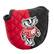 Alt View 2. Team Golf - Wisconsin Badgers Quilted Mallet Putter Cover - Multicolor.