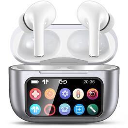VEAT00L - Upgrade Your Sound: 75H ANC Bluetooth Earbuds with 6 EQ, Touch Control & ENC - 白色