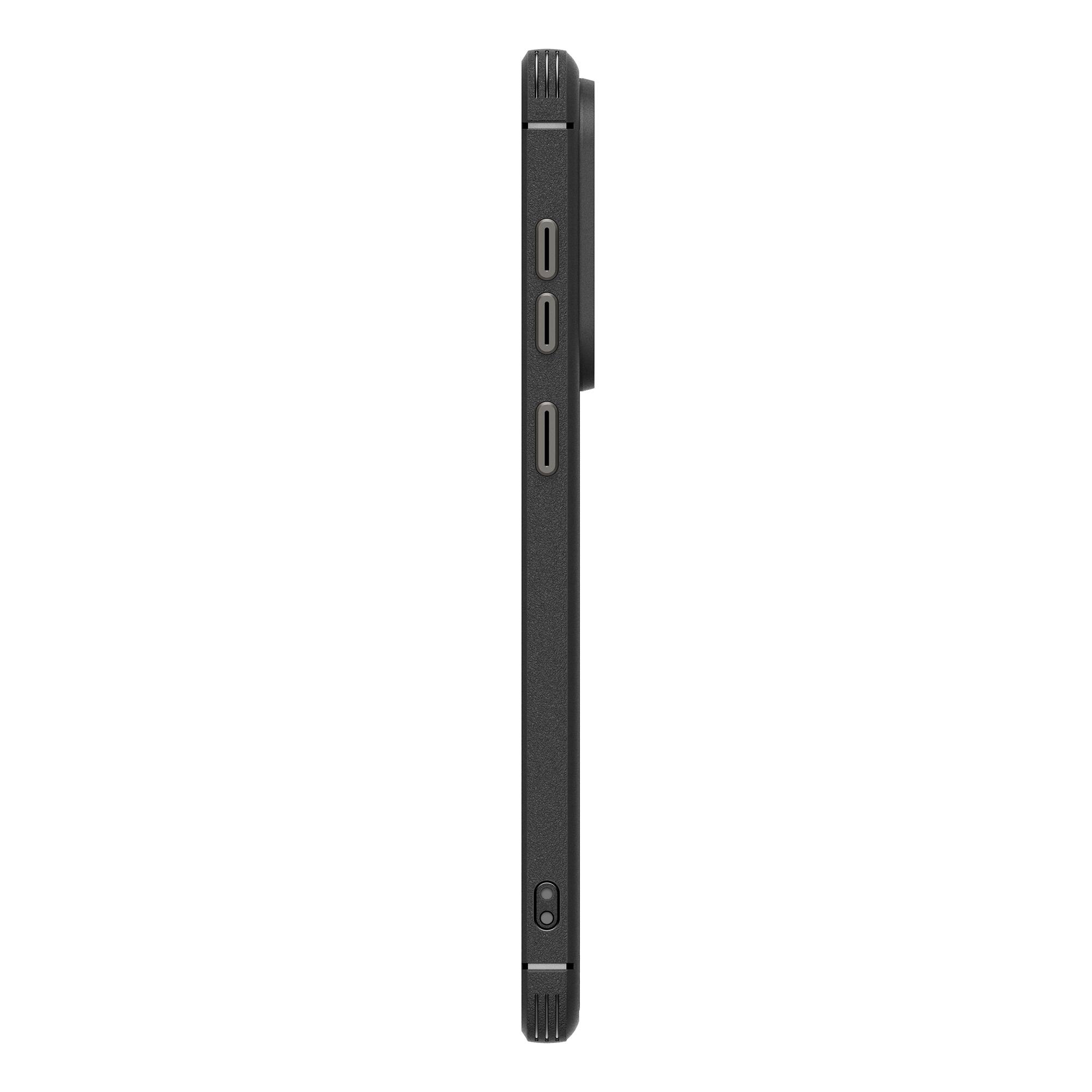 Alt View 2. Spigen - Core Armor Case with Magnetic Charging for Samsung Galaxy S25 Edge - Matte Black.