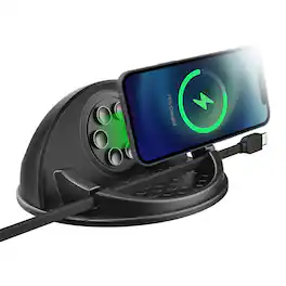 Energizer - Wireless Fast Charging Dash Pad – 10W Qi-Certified Charger - Black