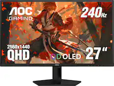 AOC GAMING
240Hz
2560x1440 QHD
27"
QD OLEOLED