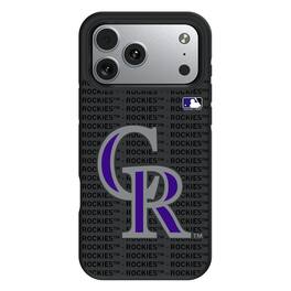 Keyscaper - MLB - Colorado Rockies Personalized Bump Case with 8.2ft Drop Protection - 15 - Multicolor