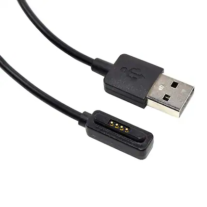 Front. HQRP - USB Charging Cable for ASUS ZenWatch-2 WI501Q WI502Q Smartwatch ZenWatch2 WI502Q-SL-BD-Q WI501Q-2J-GB2 Smart Watch.