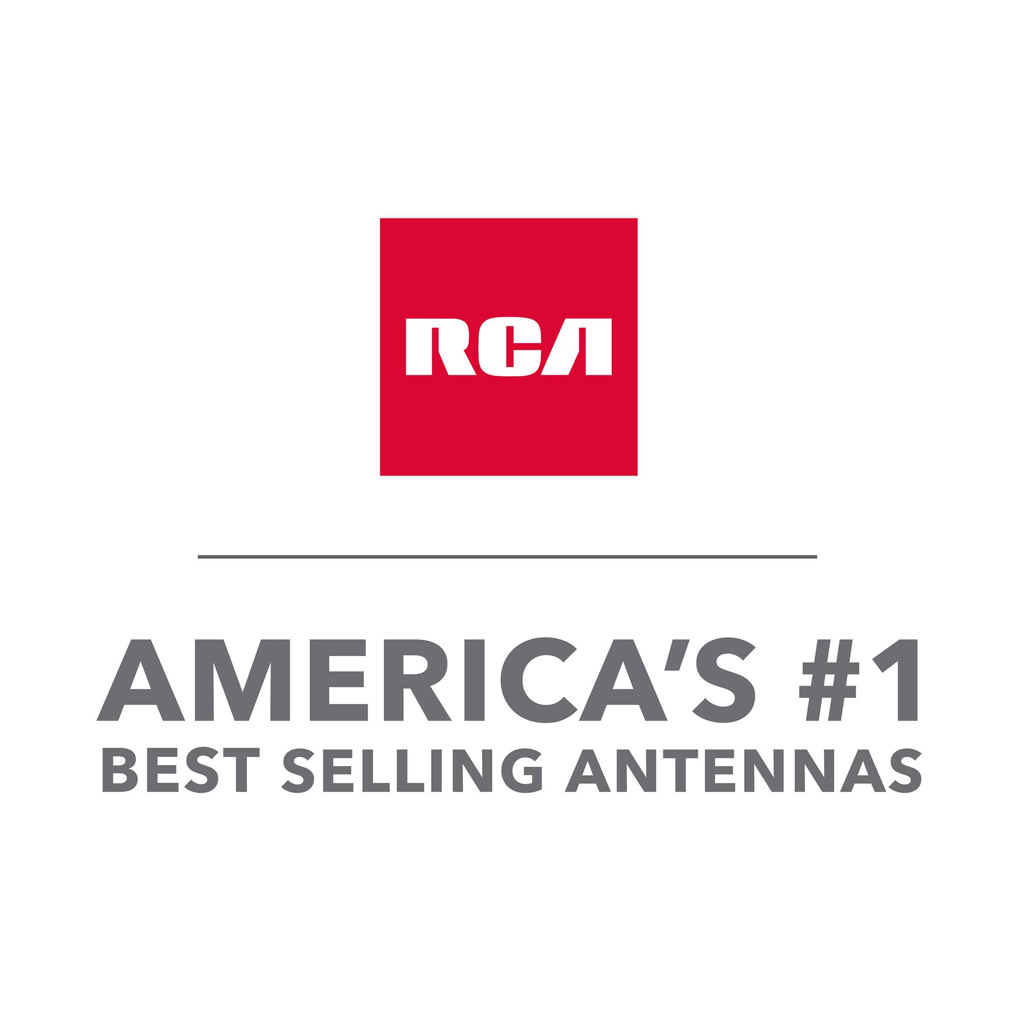 RCA  
AMERICA'S #1 BEST SELLING ANTENNAS