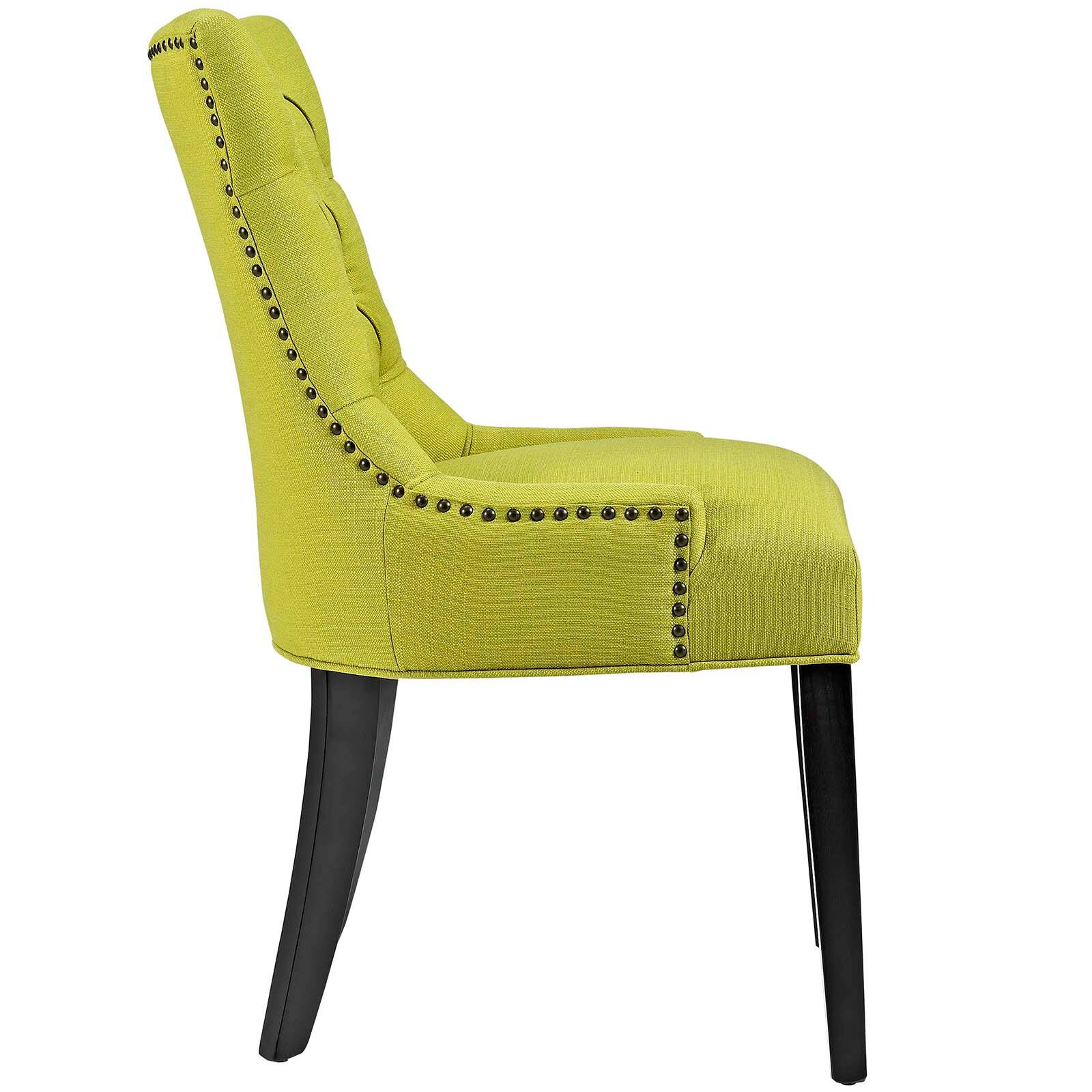 Back. Modway - Regent Fabric Dining Side Chair Set of 2 by Modway - Wheatgrass.