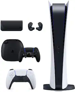 PS5 Digital Console 825GB DualSense Edge Controller PULSE Explore Earbuds Bundle - PlayStation 5